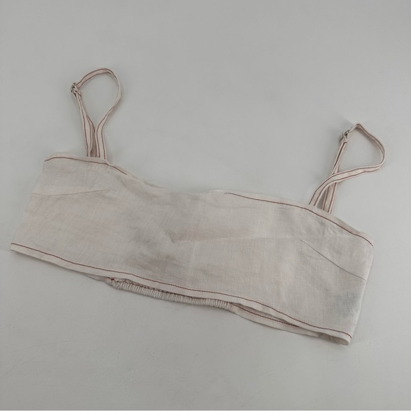VRG GRL Linen Bra Tank Top Size 10 - Picture 1 of 4